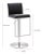 Amalfi Black Steel Adjustable Bar Stool For Sale - Image 10 of 11