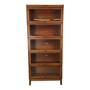 Antique Five Stack Barrister Bookcase by Lindstrom