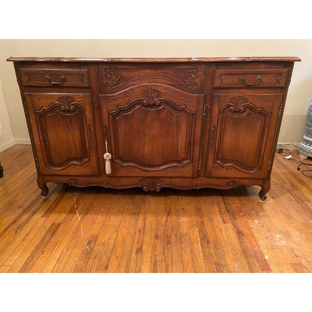 Country French Server with Upper Structure, Circa 1910s For Sale - Image 10 of 12