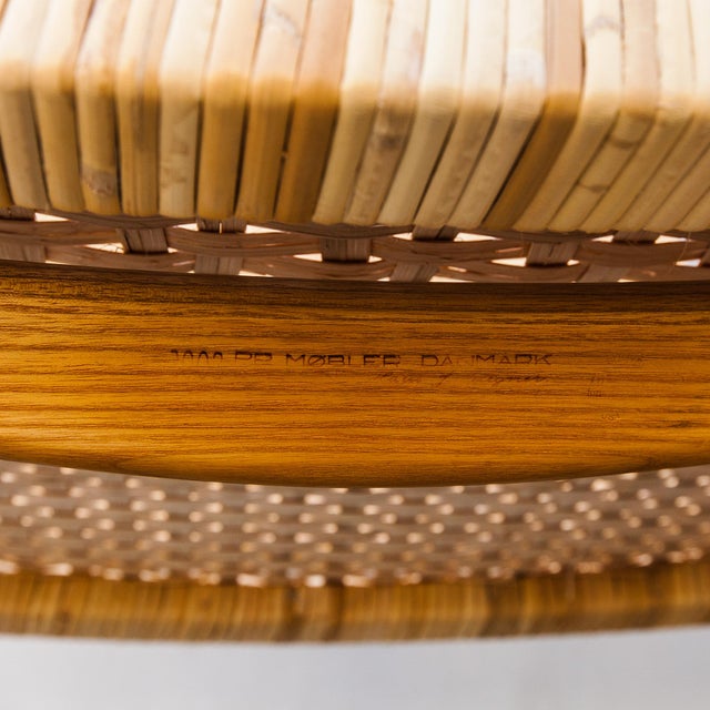 Hans Wegner Model 512 Folding Chairs in Rattan & Ash For Sale - Image 11 of 18