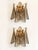 Mid-Century Modern Contemporary Modern Smoked-Fumè "Rondini" Murano Wall Sconces- Set of Two For Sale - Image 3 of 9