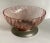 Here is a wonderful pink swirl bowl made by Arcoroc in France. This piece is especially unique because it sit's upon a...