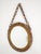 Round Bamboo and Rattan Wall Mirror, Italy, 1960s For Sale - Image 9 of 14