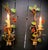 Mid-Century Modern Vintage Italian Hand Painted Hand Crafted Tole Wall Sconces - a Pair For Sale - Image 3 of 18