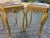 1990s French Louis XVI Gold Pink Marble Side Tables Pair For Sale - Image 16 of 17