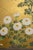 Gold Japanese Rimpa Two-Panel Screen With Chrysanthemums and Silver Twig Fence, Late 19th Century For Sale - Image 8 of 10