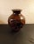 Brown Vintage Signed Barcus 9-73 Live Edge Australian Burl Wood Bud Vase For Sale - Image 8 of 9