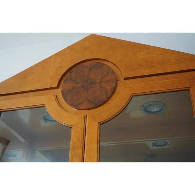 Hickory White Genesis Collection Biedermier China Cabinet For Sale - Image 12 of 18