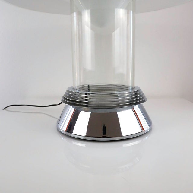 Murano Glass UFO Table Lamp from Effetre International, 1960s For Sale - Image 3 of 14