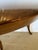Hollywood Regency Faux Gold Leaf & French Polished Demilune Console For Sale - Image 3 of 11