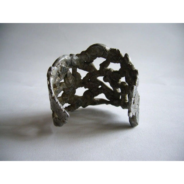 Modern Ernesto Gonzalez Jerez Studio Aluminum Bracelet For Sale - Image 3 of 4