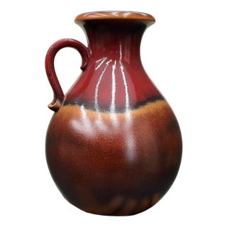 Large Pop Art Ceramic Floor Vase from Scheurich Keramik, 1970s For Sale