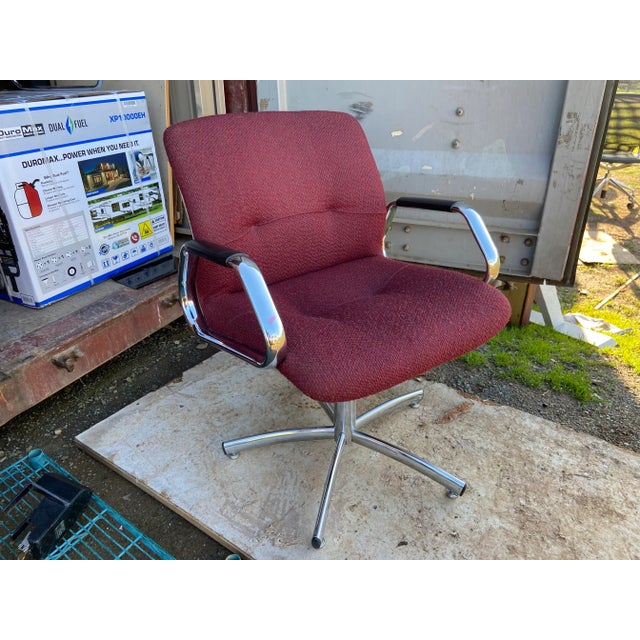 1980s Steelcase Vintage Mid Century Modern Accent Chair For Sale - Image 13 of 13