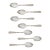 Kirk Stieff Rose Pattern Sterling Teaspoons, 7pc For Sale