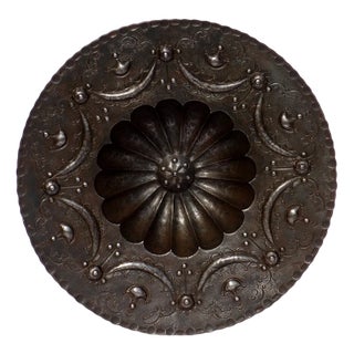 Liberty Wrought Iron Plate by Savini, 1900s For Sale
