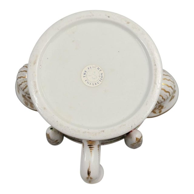 Compartments Porcelain Inkwell from Worcester, 1820 For Sale - Image 12 of 16