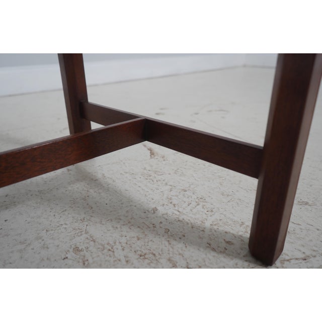 Vintage Mahogany Butler’s Tray Coffee Cocktail Table For Sale - Image 13 of 16