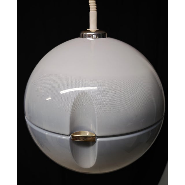 Plastic Modern Space Age Pendant Lamp, 1960s For Sale - Image 7 of 18
