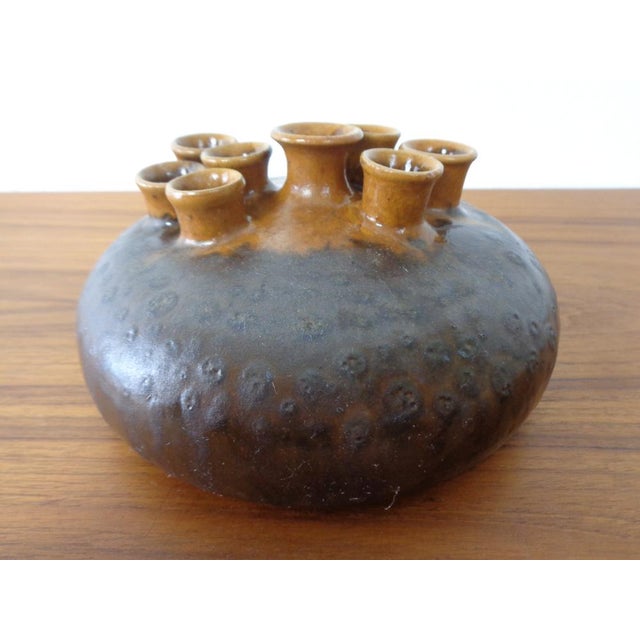 Ceramic Ceramic Mushroom Vase, 1960s For Sale - Image 7 of 17