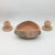 Weller Pottery 1930s Weller Matte Pink Floral Dogwood Wild Rose Three Sided Footed Bowl/Planter & Matching Candle Holders Set- 3 Pieces For Sale - Image 4 of 12