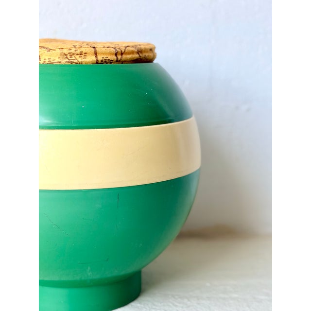 1970s Space Age Plastic Stool and Storage Box, Czechoslovakia, 1970s For Sale - Image 5 of 12