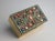 Mid 20th Century Nepalese Style Brass Jewelry Box With Turquoise, Lapis Lazuli & Chalcedony Inlay For Sale - Image 9 of 10
