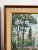 1970s Pair of Vintage Framed and Signed Original Painting of Gardenscapes For Sale - Image 5 of 11