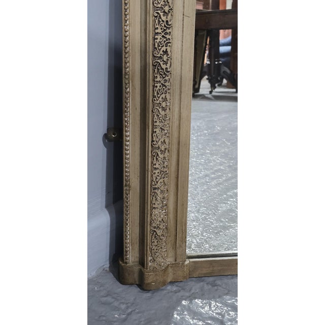 Late 19th Century Victorian Painted Overmantle Mirror, 1880s For Sale - Image 5 of 10