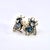 Antique Gold and Silver Bee Earrings With Sapphires and Diamonds, Pair For Sale - Image 12 of 13