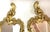 Vintage Sweet Petite Gold Scroll Wall Mirrors- A Pair For Sale In West Palm - Image 6 of 14