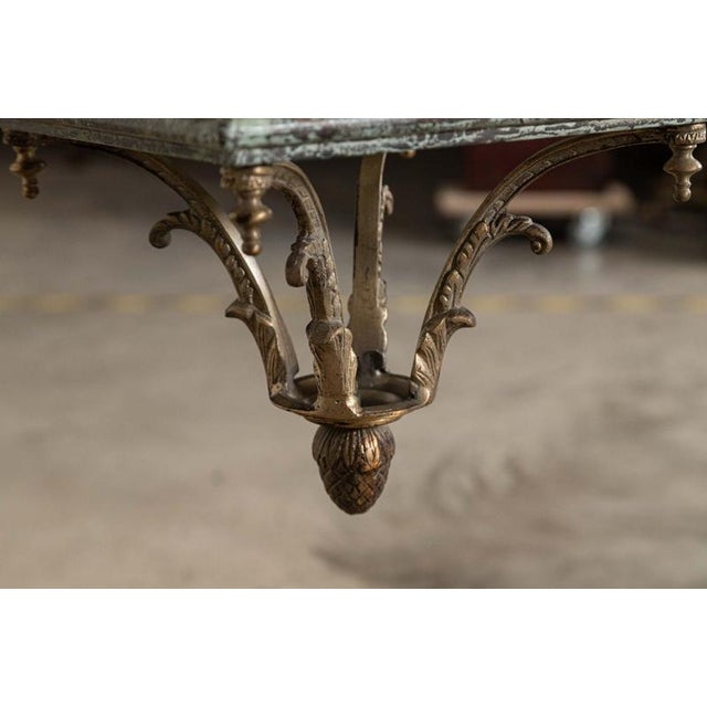 Large French Bronze and Iron Lantern For Sale - Image 14 of 17