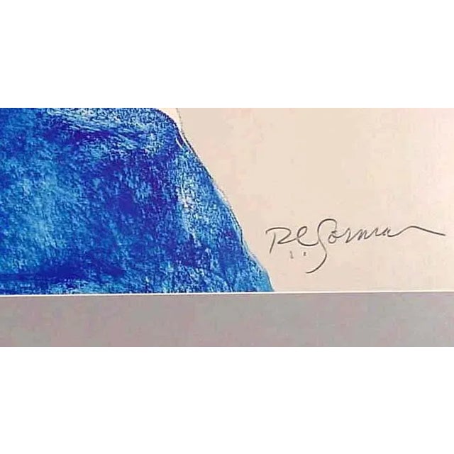 Hand Signed Offset Lithograph by R.C. Gorman "Brittania" -1984 British American Institute Item Size: 32" x 22" Hand signed...