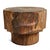 Contemporary Lychee Swirl Carved Side Table For Sale - Image 3 of 9