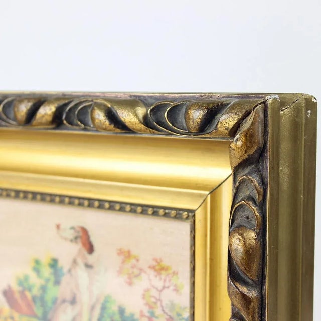 Czechoslovakian Tapestry in Frame, 1920s For Sale - Image 9 of 13