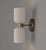 Modern Ceramic and Brass Wall Sconce For Sale - Image 3 of 4