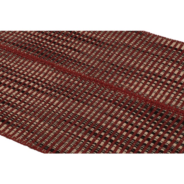 Handwoven in wool, this 4x5 contemporary Kilim is from an exciting new custom-capable flatweave collection by Rug & Kilim....