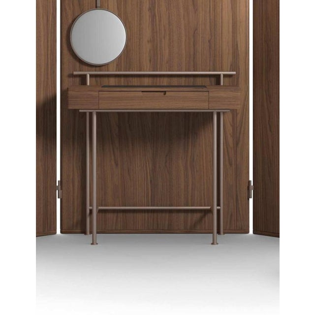 Vanity Table Set by Neri & Hu for Cassina, Set of 2 For Sale - Image 9 of 13