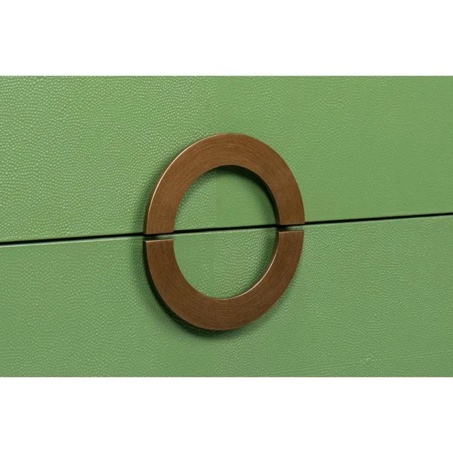 Modern Green Nightstand For Sale - Image 10 of 11