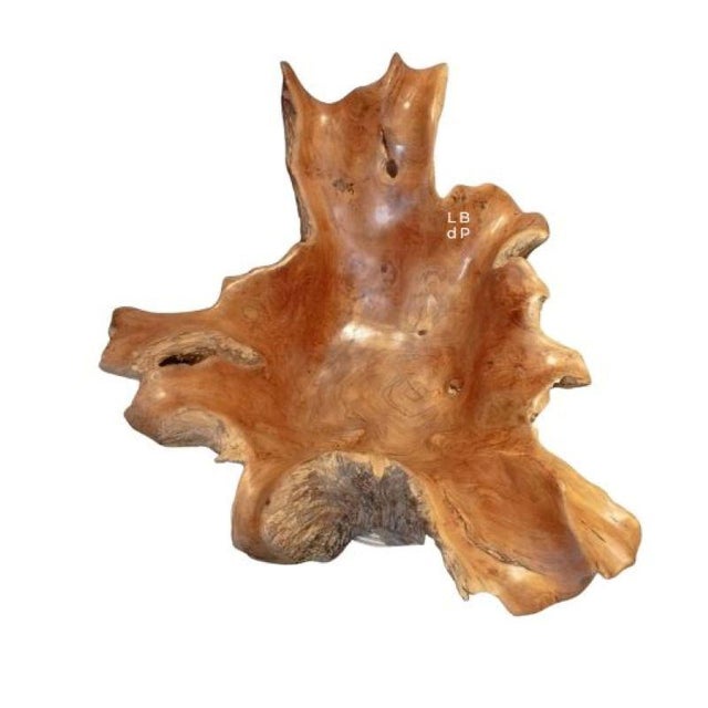 Brutalist Sculptural Wooden Centerpiece, 1970s For Sale - Image 17 of 17