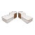 Vintage Rare Milo Baughman For,Thayer Coggin Lounge Chairs With Ottomans, Restored Pair Of For Sale