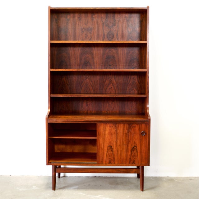 1950s Nexø Møbelfabrik Rosewood Bookcase Designed by Johannes Sorth For Sale - Image 9 of 10