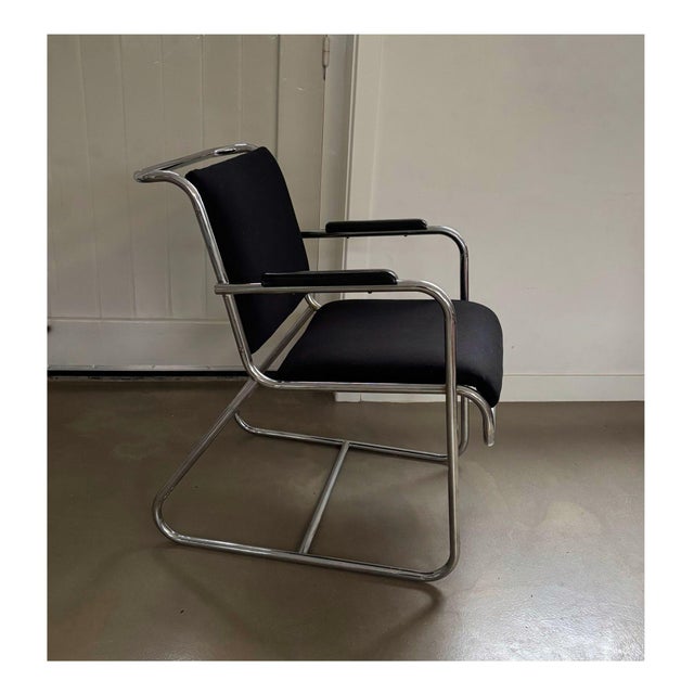 Vintage Conversation Chair by Cor Alons for Oostwoud, 1950s For Sale - Image 6 of 11