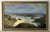 Beautiful large vintage Seascape oil painting on canvas. In original wood frame. Signed Lockwood to the lower right....