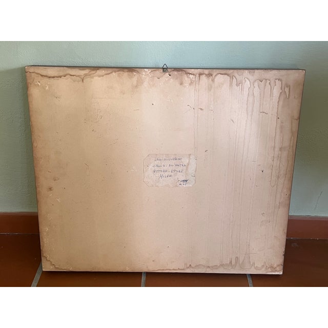 Mid-Century Modern Italian Artist, Landscape with Hunting Dog, Italy, 1950s, Oil Painting, Framed For Sale - Image 3 of 6