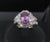 Late 20th Century Late 20th Century 2.02ct Gia Ceylon No Heat Pink Sapphire 1.00ct Diamond Platinum Ring Size 5.25 For Sale - Image 5 of 18