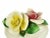 Art Deco Mid 20th Century Nuona Capodimonte Roses Flower Trinket Box For Sale - Image 3 of 6