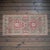 Hollywood Regency 1960s Small Turkish Rug Hand Knotted Entryway Mat Bath Rug Kitchen Decor - 21'' X 45'' For Sale - Image 3 of 11