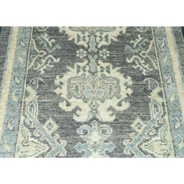 Turkish Oushak Rug 2'10" x 18' #20243 For Sale - Image 4 of 8