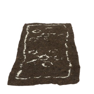 19th Century Woolen Namad Felt Rug, Afghanistan, 1890s For Sale