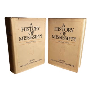 Vintage History of Mississippi Books - 2 Volume Set - First Edition For Sale